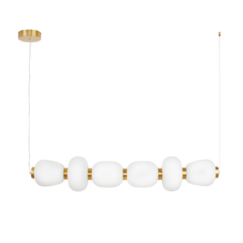 Pendant lamp BRILLA-6 LED gold 125 cm