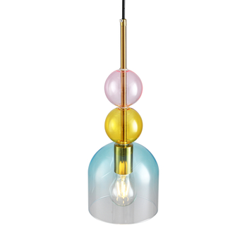 Pendant lamp PASTELLO BLUE multicolour 15 cm