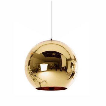 Pendant lamp MIRROR GLOW gold 40 cm