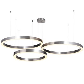 Pendant lamp CIRCLE 60+80+80 LED brushed nickel