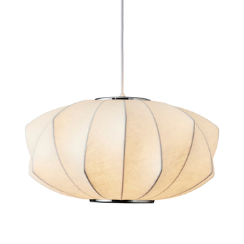 Pendant lamp SILK V-shape white 45 cm