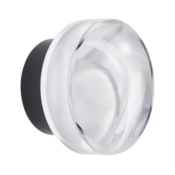Wall lamp CARMELLO LED transparent black 13,5 cm