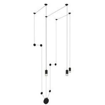 Wall lamp LINEA-3 WALL black