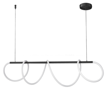 Pendant lamp FANTASIA LED black 120 cm