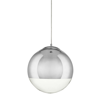 Pendant lamp FLASH M chrome 30 cm