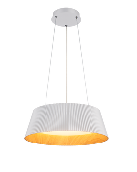 Lampa wisząca FRILL LED biała 45 cm
