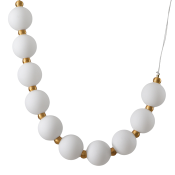 Pendant lamp led CORALLI S white & brass