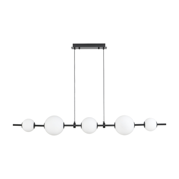 Lampa wisząca MILA czarna 140 cm