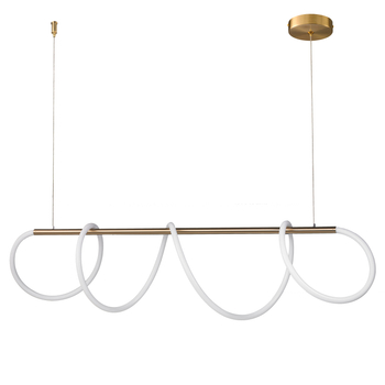 Pendant lamp FANTASIA LED gold 120 cm