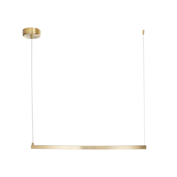 Pendant lamp BEAM-120 LED gold 120 cm