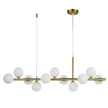 Pendant lamp MINI MOON gold 100 cm