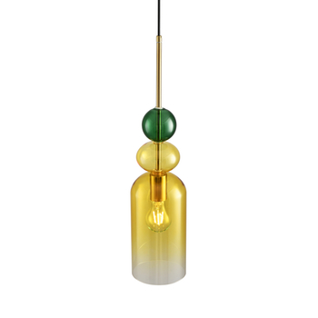 Pendant lamp PASTELLO YELLOW multicolour 13 cm