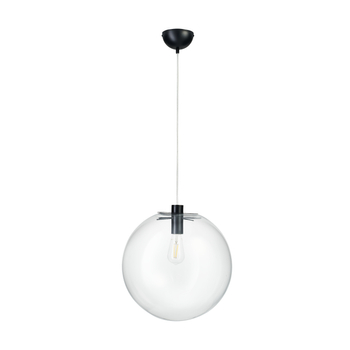 Pendant lamp TONDA black 40 cm
