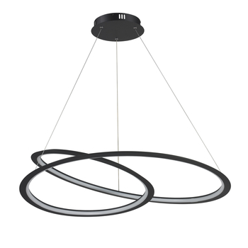 Pendant lamp SPIRELLO LED black 80 cm