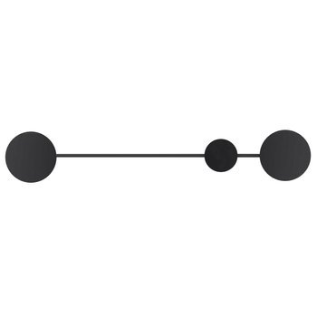 Wall lamp CLEX - 2 LED black matt 120 cm