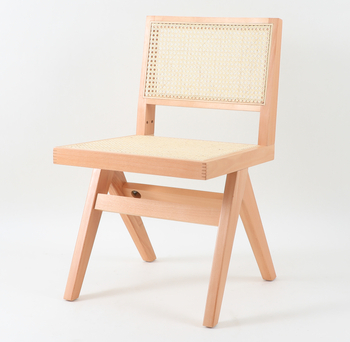 Chair BOHO natural ratten + natural wood