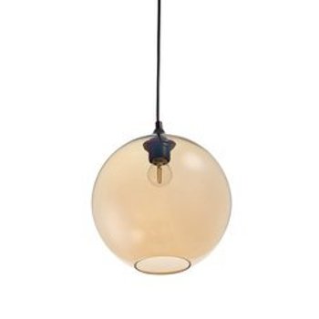 Pendant lamp LOVE BOMB amber 25 cm