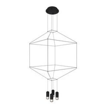 Pendant lamp LINEA-4 black 45 cm