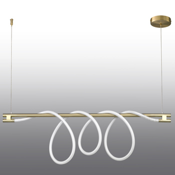 Pendant lamp FANTASIA LONG LED gold 120 cm