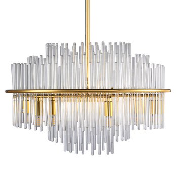 Lampa wisząca LUXORIA złota 50*35 cm