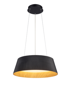 Pendant lamp FRILL LED black 45 cm