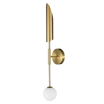 Wall lamp MIKA-1 white & gold 70 cm