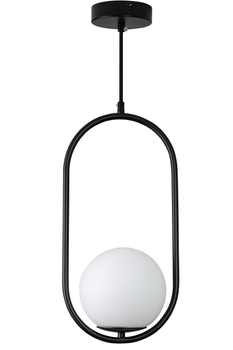 Pendant lamp COSTA SOLO black 40 cm