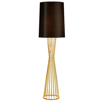 Floor lamp FILO 1 black&gold 145 cm