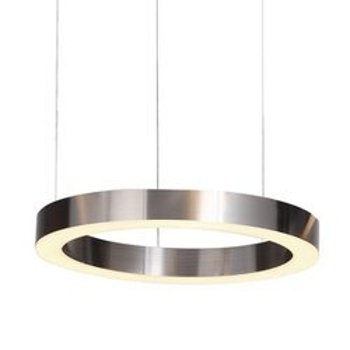 Pendant lamp CIRCLE 40 LED brushed nickel 40 cm