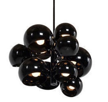 Pendant lamp ASTRONOMY-11 black 55 cm
