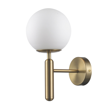 Wall lamp PALLA gold  & white 15 cm