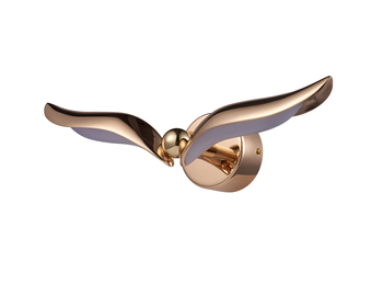 Wall lamp GUFO LED rose gold 35 cm