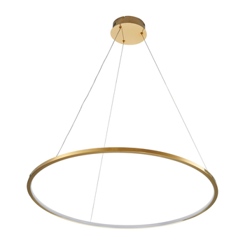 Pendant lamp CIRCLE SLIM 80 LED gold 80 cm