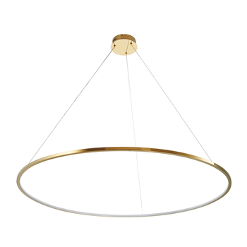 Pendant lamp CIRCLE SLIM 120 LED gold 120 cm