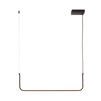 Pendant lamp MINIMA-1 LED black 80 cm