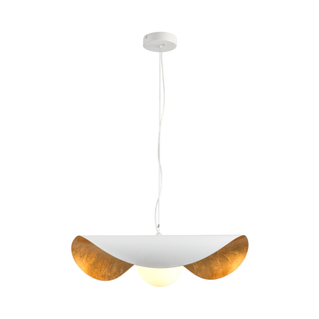 Pendant lamp ENZO white gold 40 cm