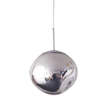 Pendant lamp GLAM M silver 28 cm