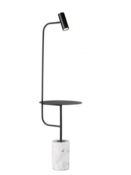 Floor lamp VINCENT black 146 cm