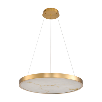 Pendant lamp ALCHEMY LED gold marble 60 cm