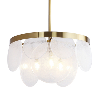 Pendant lamp AURORA brass 60 cm