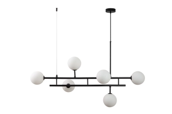 Pendant lamp MODERNO DUO black 100 cm