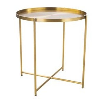 Coffee table MOON brass