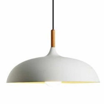 Pendant lamp SAUCER white 45 cm