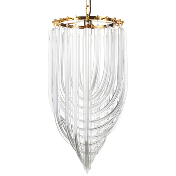 Pendant lamp WAVE gold 40 cm