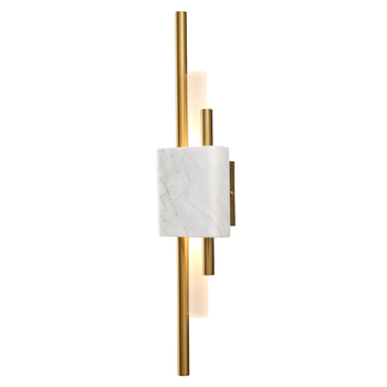 Wall lamp ELLIE LED marble white gold 50 cm