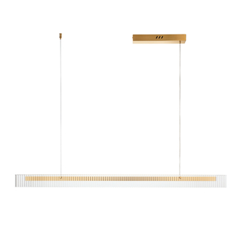 Pendant lamp BEAM-120 LED gold 120 cm