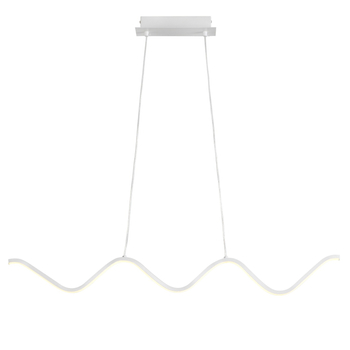 Pendant lamp ZIGZAG white 90 cm